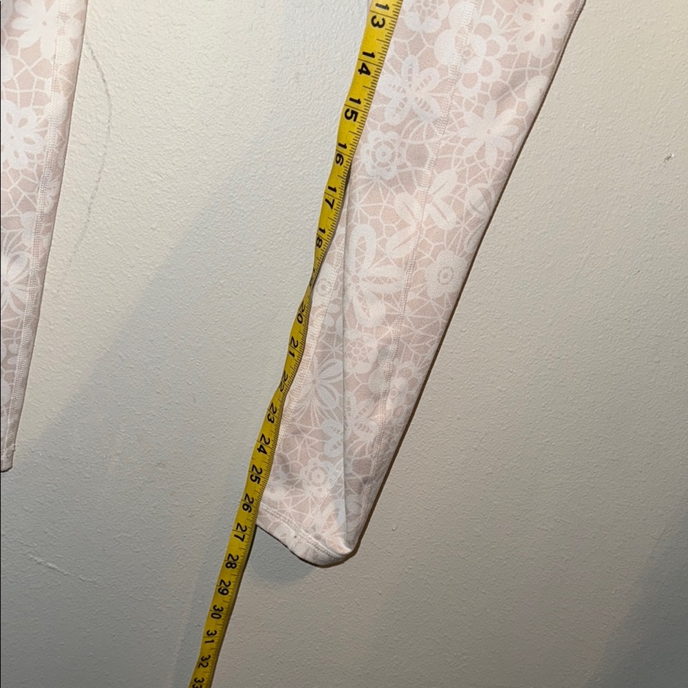 POPFLEX Floral Patterned Leggings - Cream - Picture 7 of 7